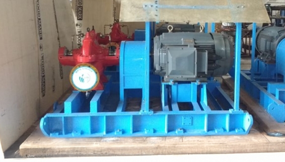 Horizontal fire pump systems installed for L&T Hydrocarbon at HPCL for CDU and VDU firewater project