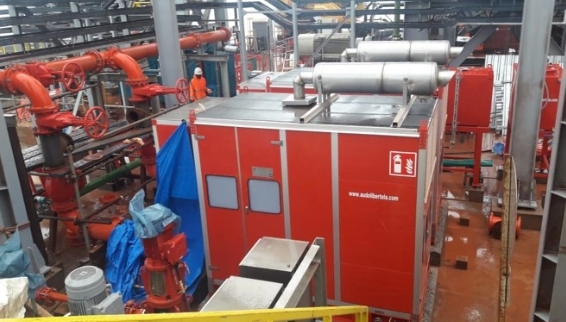 Horizontal fire pump systems installed at SPCL for a Bauxite Ore project in Guinea