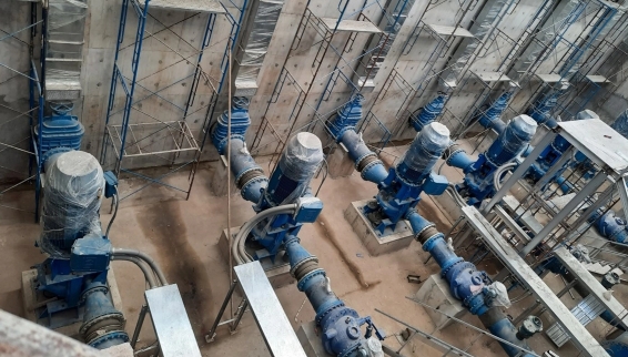 Split case pumps installed for the RID in Rayong Province of Thailand