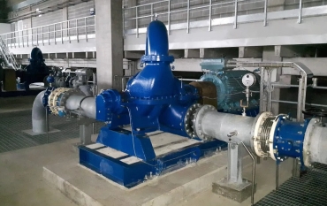 Split Case Pumps for water purification installed at the Standiana Plant near Ravenna in Italy