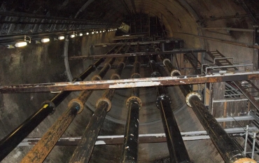 Submersible drainage pumps installed at the Sudbrook Pumping Station under UK Network Rail 