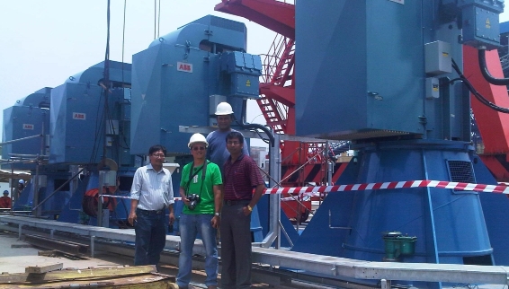 Vertical mixed flow cooling water pumps supplied to PLTU Tarahan in Indonesia