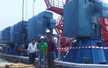 Vertical mixed flow cooling water pumps supplied to PLTU Tarahan in Indonesia