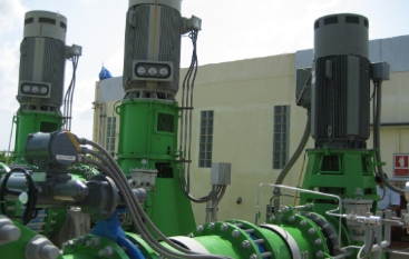 Vertical mixed flow pumps installed at Chana Power Plant in Thailand